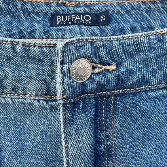 Denim Midi Maxi Skirt Buffalo Worn Indigo w/ Front Slit NWT Boho Casual Cowgirl - Picture 7 of 16